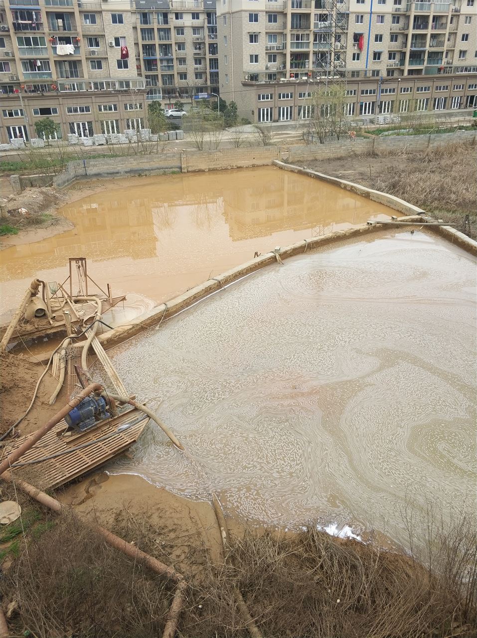石狮沉淀池淤泥清理-厂区废水池淤泥清淤